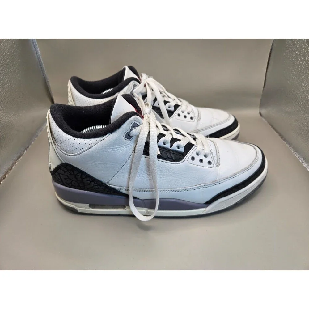 Air Jordan 3 Retro Shoes Men's 10.5 Cement Grey Athletic Lifestyle OG Sneakers